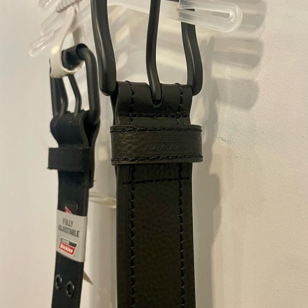 Lot of two, Size 40” waist, new (tags removed one belt), Men’s, Dickies, Black - Picture 4 of 6